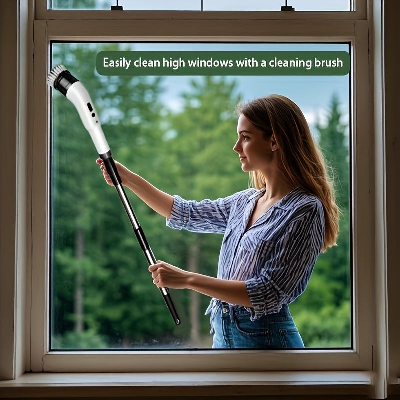 Electric Spin Scrubber | Cordless Cleaning Brush with 9 Brush Heads