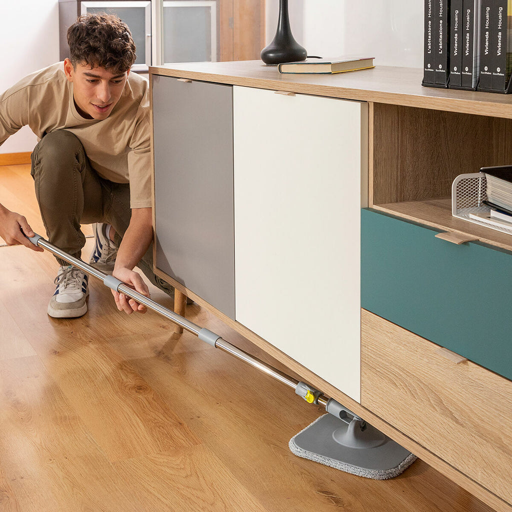 360° Self-Cleaning Spin Mop with Dual Bucket