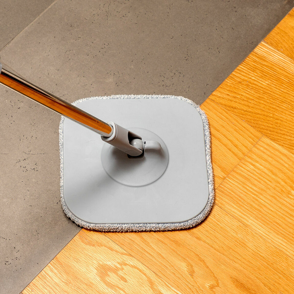 360° Self-Cleaning Spin Mop with Dual Bucket