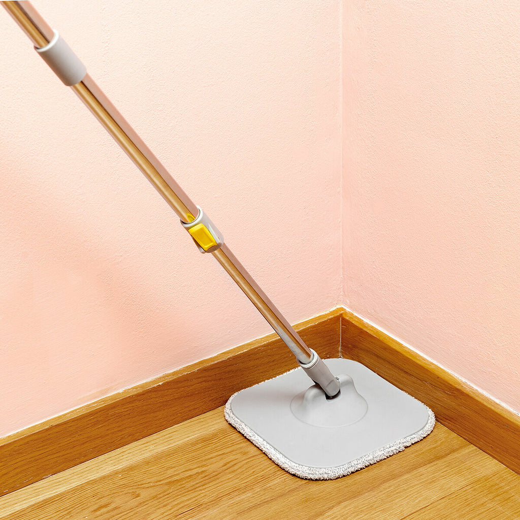 360° Self-Cleaning Spin Mop with Dual Bucket